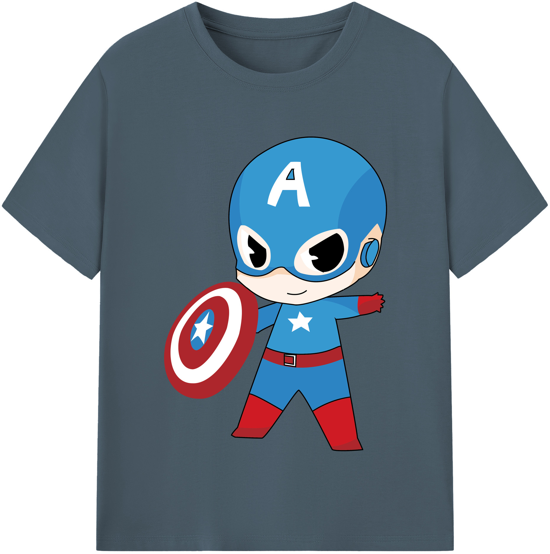 （画像用） アベンジャーズ The Avengers 綿100％半袖Tシャツ（フロントプリント）